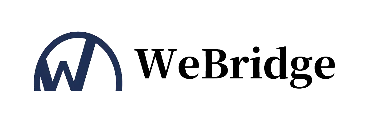 株式会社WeBridgeのロゴ